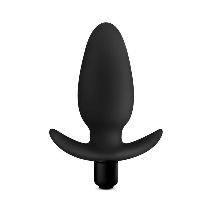 Blush Anal Adventures Platinum Silicone Vibrating Saddle Plug Black