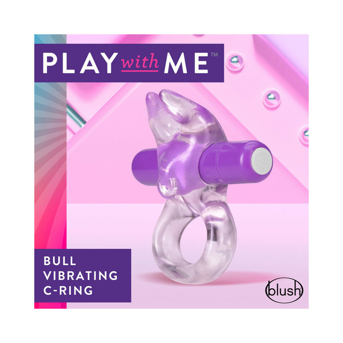 Blush Play with Me Bull Vibrating C-Ring Purple