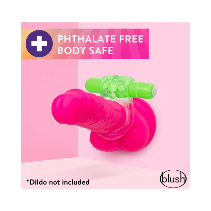 Blush Play with Me Teaser Vibrating C-Ring Green