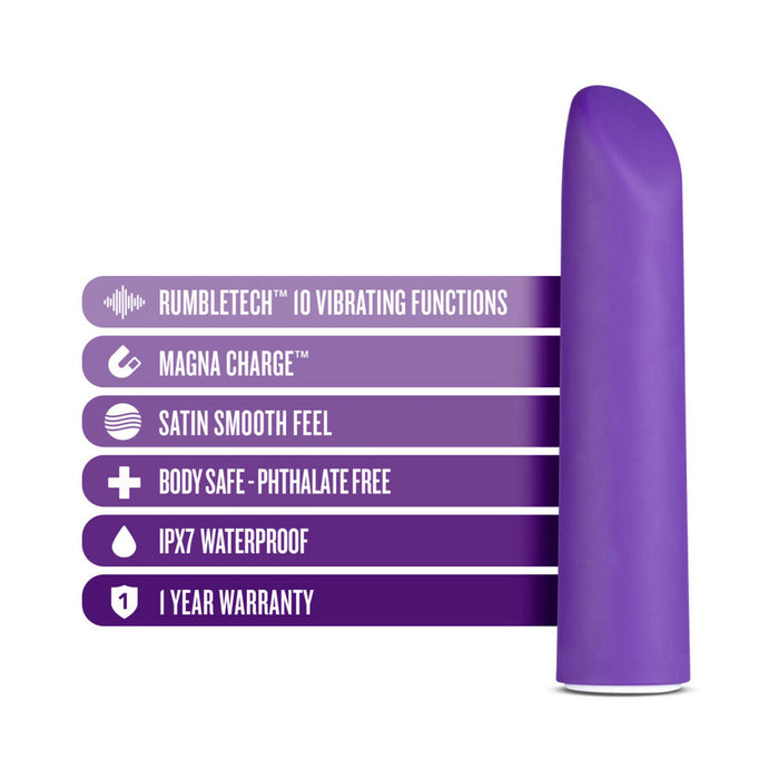 Blush Wellness Power Vibe Rechargeable Bullet Vibrator Purple