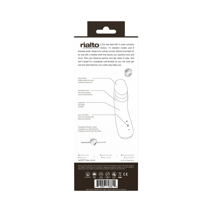 Vedo Rialto Rechargeable Vibe Black Pearl