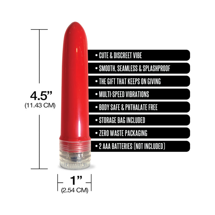 Pleasure Package I Didn't Know Your Size - 4" Multi-Speed Vibe