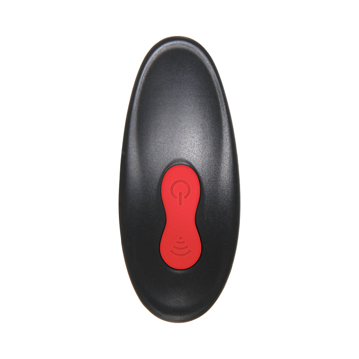 Zero Tolerance Vibrating Girth Enhancer Remote-Controlled Silicone Sheath Black