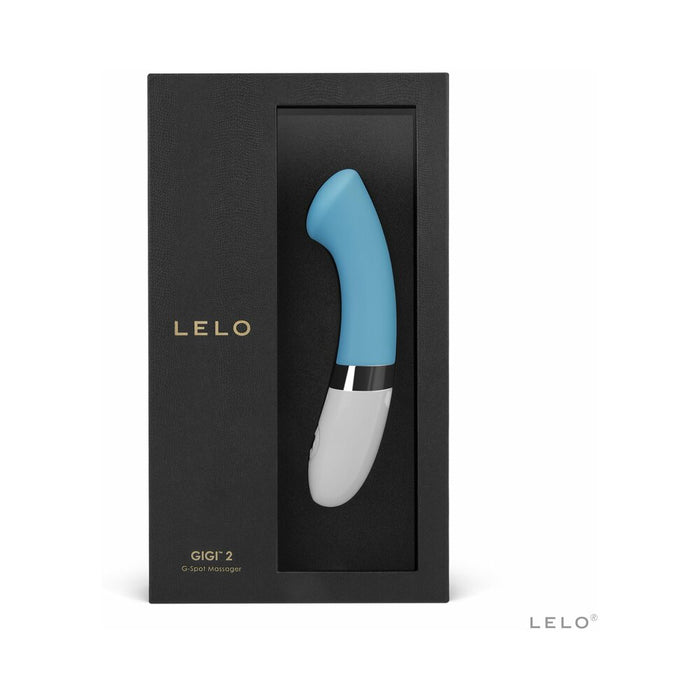 LELO GIGI 2 Rechargeable G-Spot Vibrator Turquoise Blue