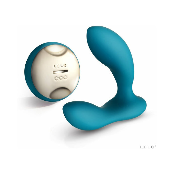 LELO HUGO Rechargeable Remote Control Prostate Vibrator Ocean Blue