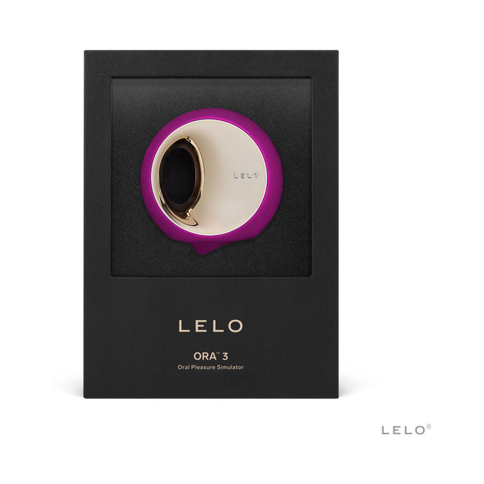 LELO ORA 3 Rechargeable Clitoral Stimulator Deep Rose