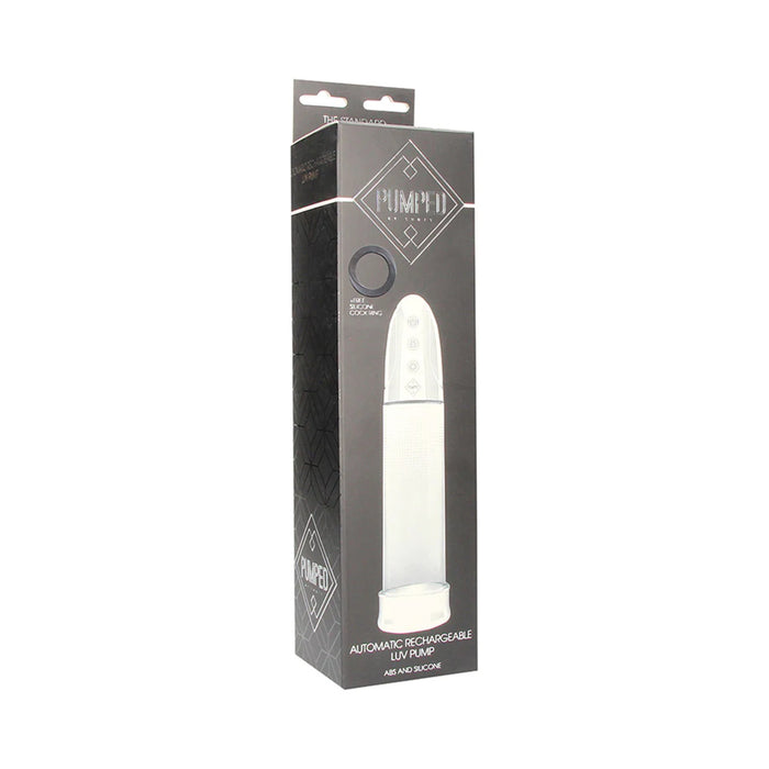 Shots Pumped Automatic Rechargeable Luv Pump Clear