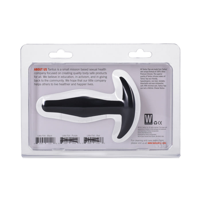 Tantus Little Flirt Anal Plug Onyx