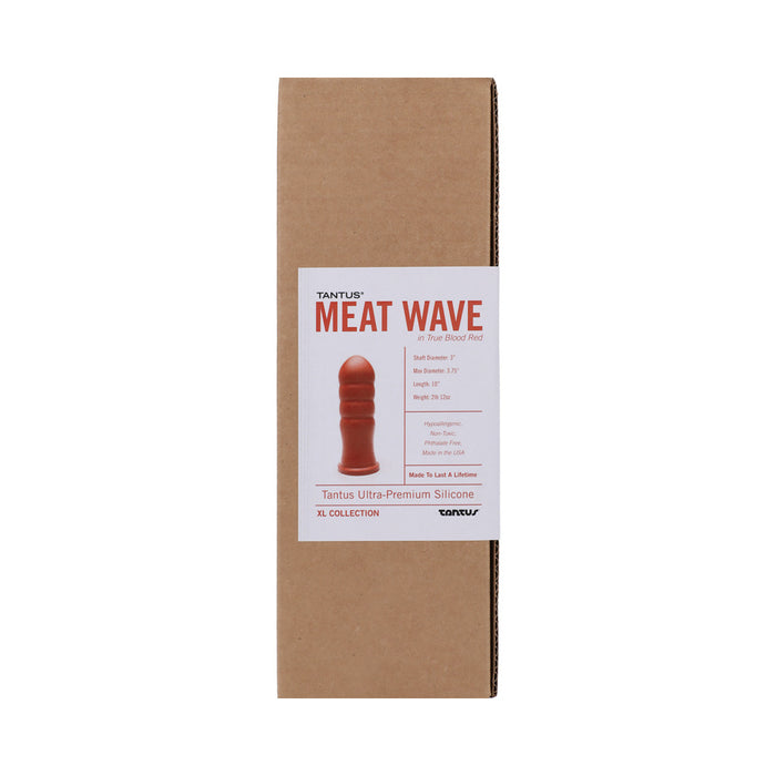 Tantus Meat Wave Anal Plug Ruby (Box)