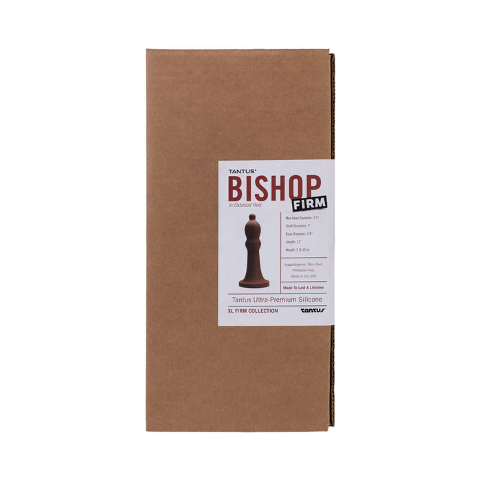 Tantus Bishop Firm Dildo Garnet (Box)