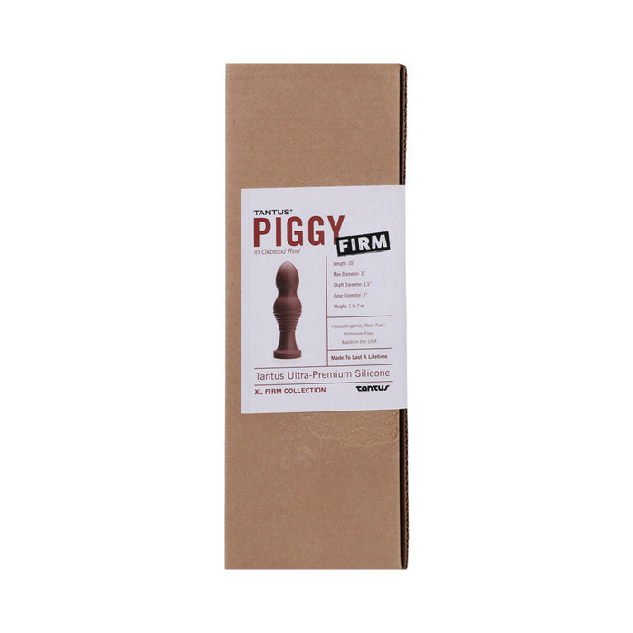 Tantus Piggy Firm Dildo Garnet (Box)