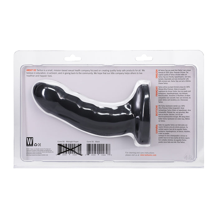 Tantus Curve Super Soft G-Spot Dildo Onyx