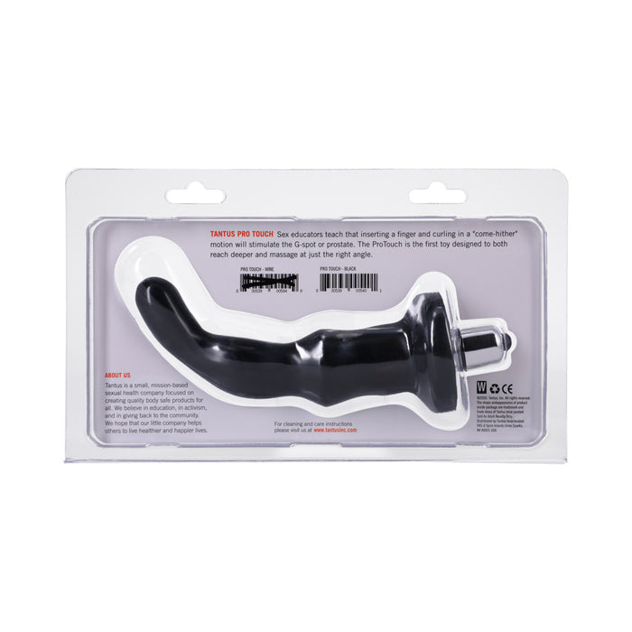 Tantus ProTouch Vibrating G-Spot and Prostate Massager Black