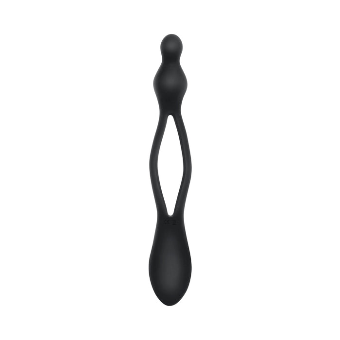 Evolved You, Me, Us Rechargeable Poseable Silicone Vibrator Black
