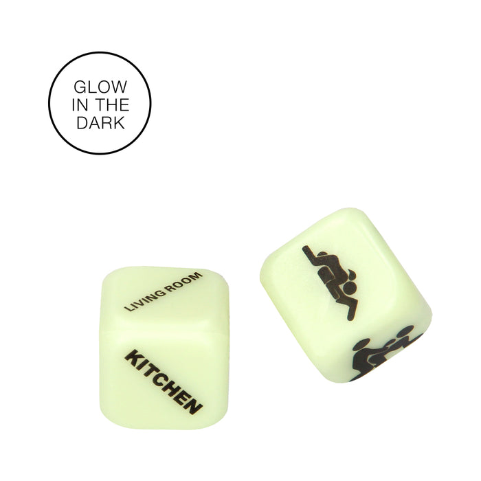 Shots S-Line Light Up Your Sexy Night Glow in the Dark Sex Dice