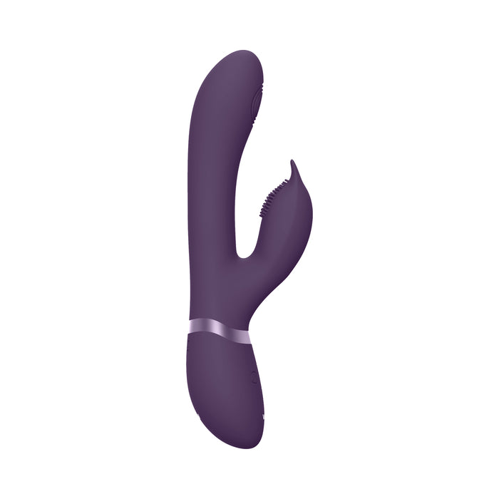 VIVE AIMI Rechargeable Swinging Pulse-Wave Silicone Rabbit Vibrator Purple