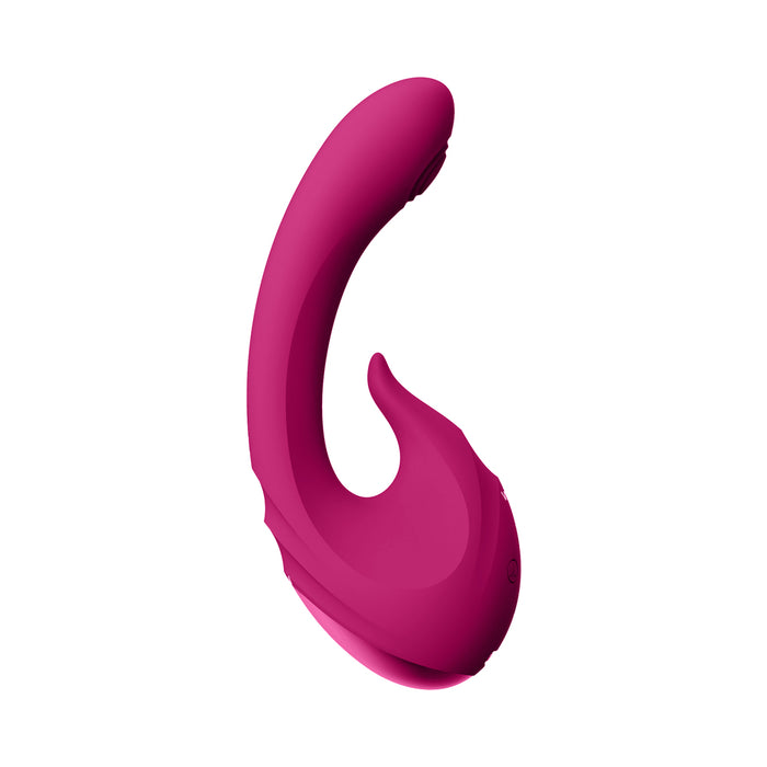 VIVE MIKI Rechargeable Pulse Wave & Flickering Dual Stimulation G-Spot Vibrator Pink