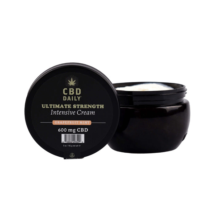 Earthly Body CBD Cream Grapefruit Mint 5 oz.