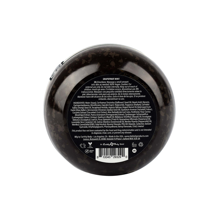 Earthly Body CBD Cream Grapefruit Mint 5 oz.