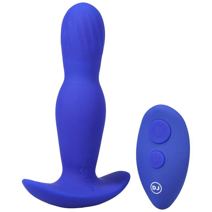 A-Play EXPANDER Rechargeable Silicone Anal Plug with Remote Blue