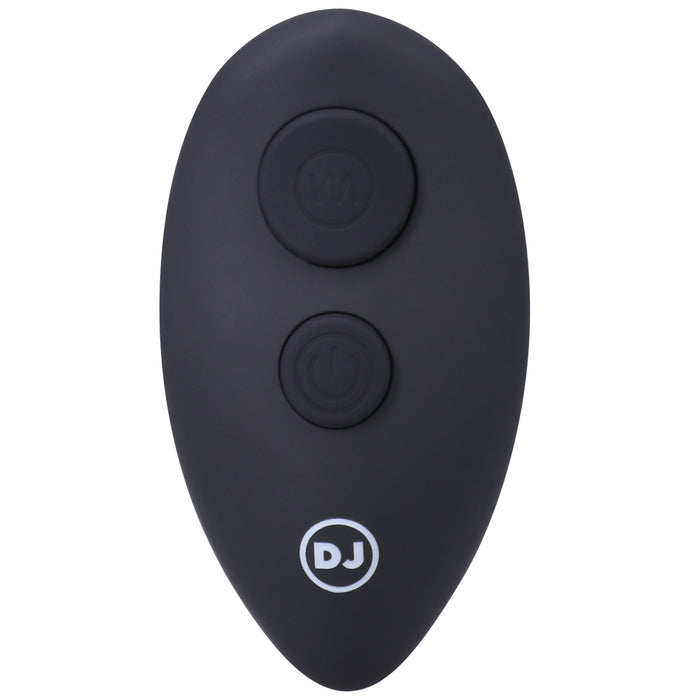 A-Play BEADED VIBE Rechargeable Silicone Anal Plug with Remote Black