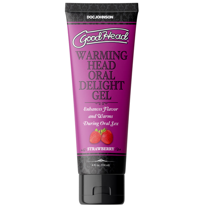 GoodHead Warming Head Oral Delight Gel Strawberry 4 oz. Bulk