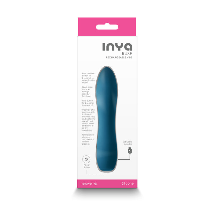 INYA Ruse Rechargeable Vibrator Teal
