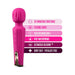 Lush Allana Rechargeable Silicone Wand Vibrator Velvet