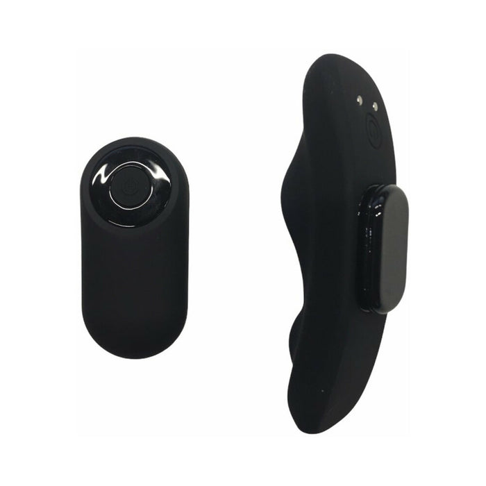 Blush Temptasia Panty Vibe Rechargeable Remote-Controlled Silicone Wearable Vibrator Black