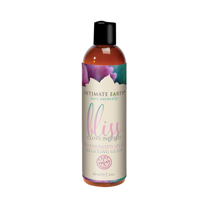 Intimate Earth Bliss Clove Infused Water-Based Anal Relaxing Glide 2 oz.