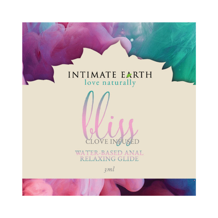 Intimate Earth Bliss Anal Relaxing Waterbased Glide 3 ml/0.10 oz/0.10 oz Foil