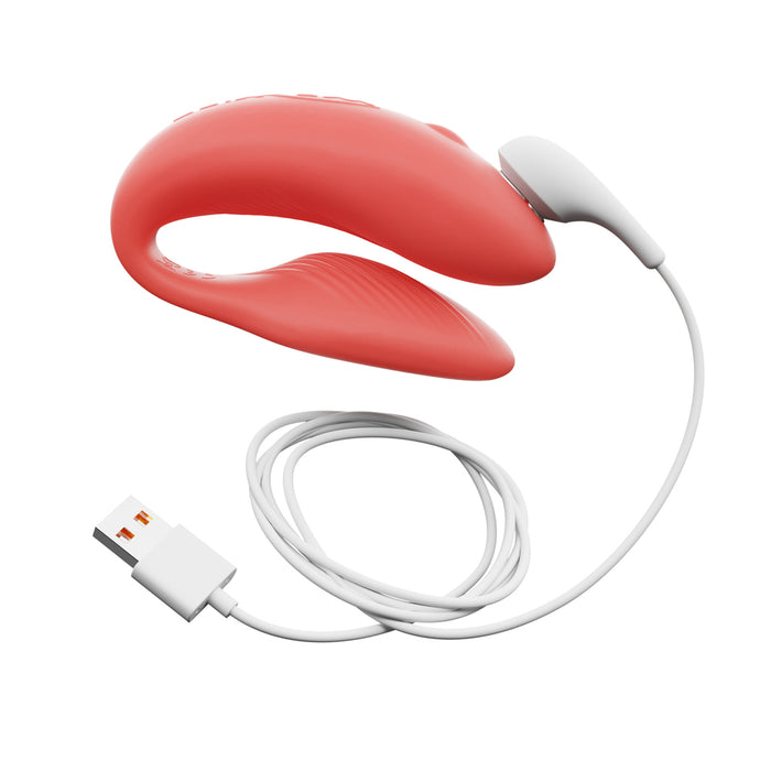 We-Vibe Chorus Rechargeable Remote-Controlled Silicone Couples Vibrator Crave Coral