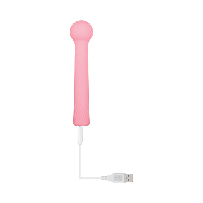Gender X Flexi Wand Rechargeable Poseable Silicone Vibrator Pink