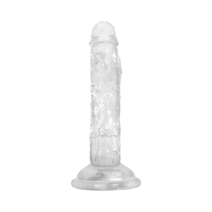 Gender X Dualistic Double-Shafted Dildo With Suction Cup Base Clear