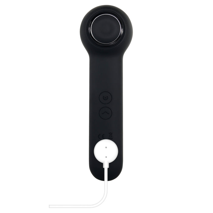 Evolved Tap Dance Rechargeable Silicone Pulsing Vibrator Black