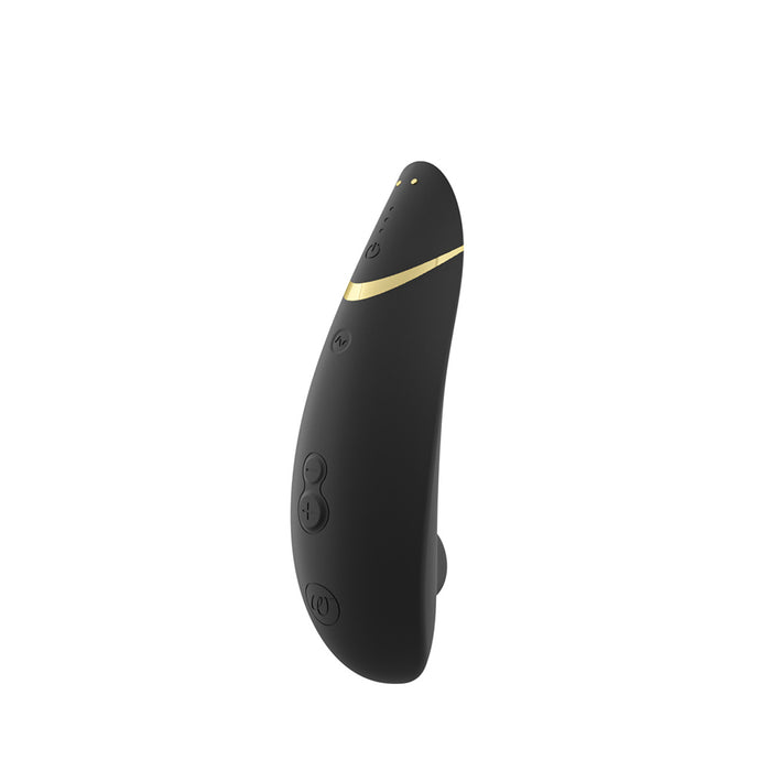 Womanizer Premium 2 Rechargeable Silicone Luxurious Pleasure Air Clitoral Stimulator Black