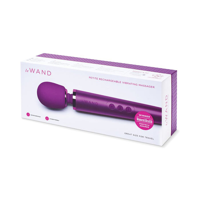 Le Wand Petite Rechargeable Massager Dark Cherry
