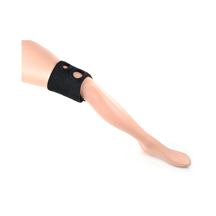 Sportsheets Dual Penetration Thigh Strap-On Harness Black