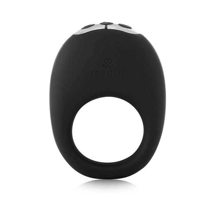Je Joue Mio Rechargeable Vibrating Silicone Cock Ring Black
