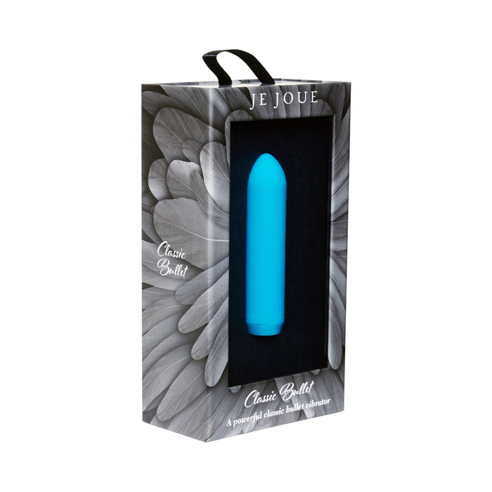 Je Joue Classic Bullet Vibrator Rechargeable Silicone with Finger Sleeve Teal