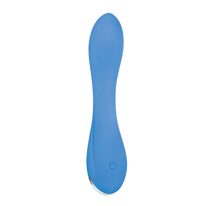 Evolved Blue Crush Rechargeable Silicone G-Spot Vibrator Blue