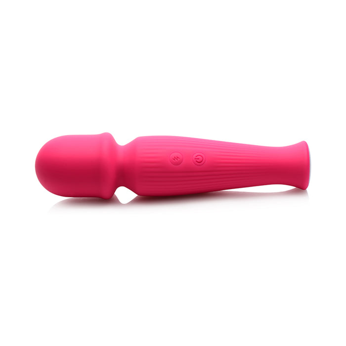 Curve Toys Gossip Rechargeable Silicone Wand Vibrator Magenta