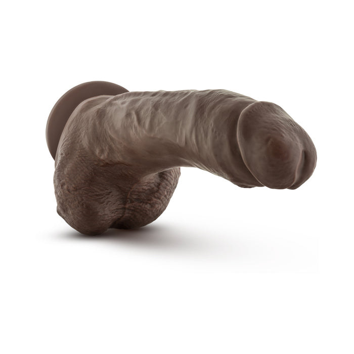 Coverboy The Mechanic Realistic 9 in. Dildo with Balls & Suction Cup Brown