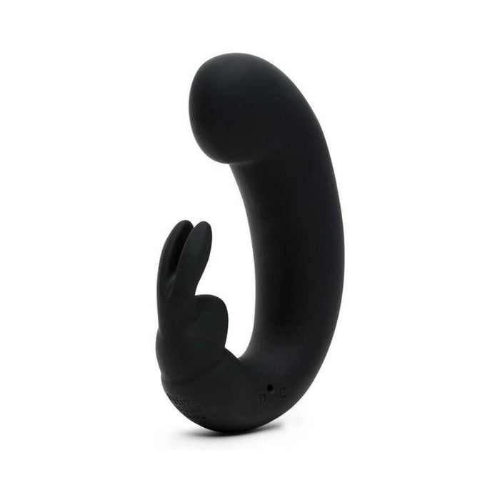 Fifty Shades of Grey Sensation Rechargeable Silicone G-Spot Rabbit Vibrator Black