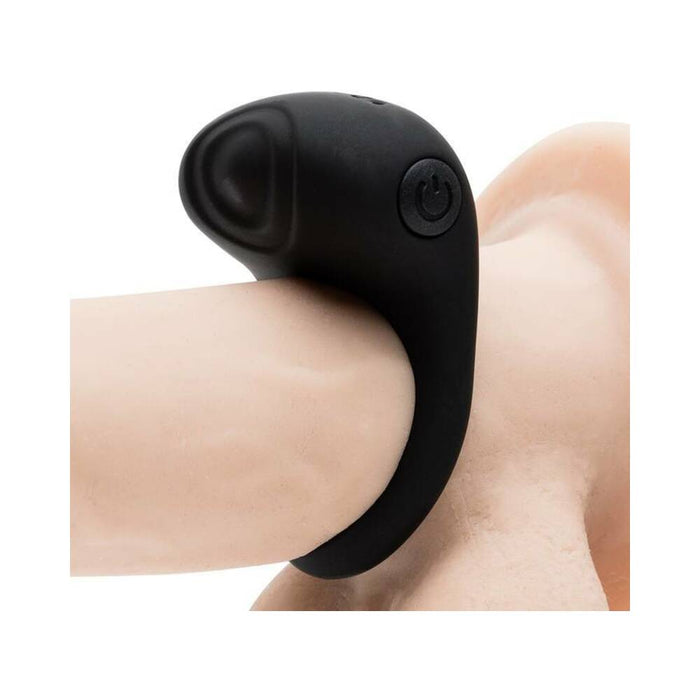 Fifty Shades of Grey Sensation Rechargeable Silicone Vibrating Love Ring Black