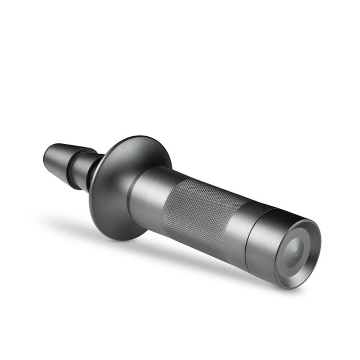 Lock On Karbonite Dildo With Handle Mocha
