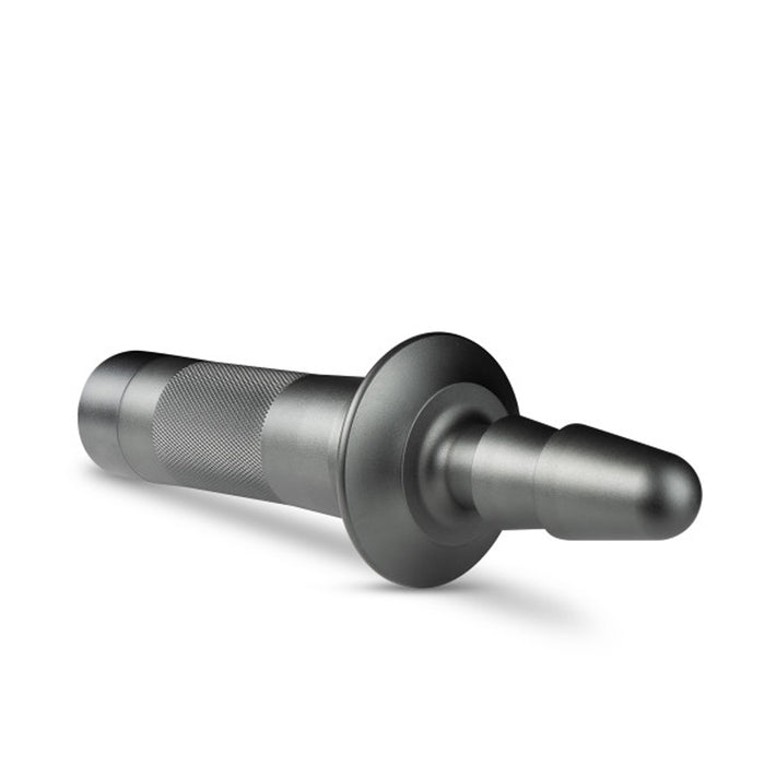 Lock On Karbonite Dildo With Handle Mocha