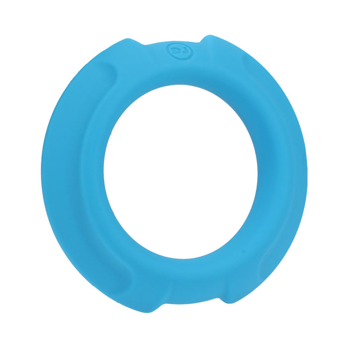 OptiMALE FlexiSteel Silicone, Metal Core Cock Ring 43 mm Blue