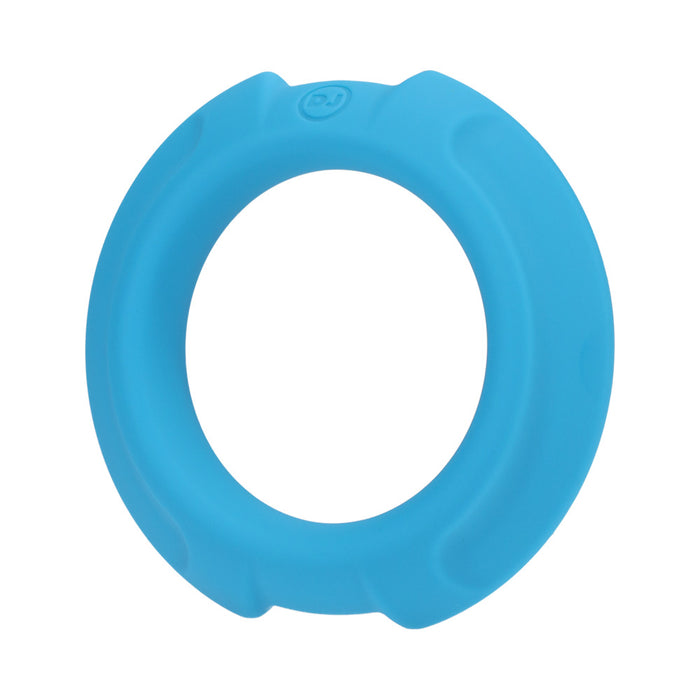 OptiMALE FlexiSteel Silicone, Metal Core Cock Ring 43 mm Blue