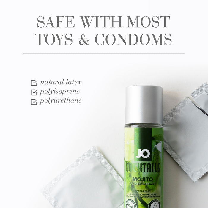 JO Cocktails Mojito Flavored Water-Based Lubricant 2 oz.